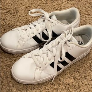 Black and white Adidas